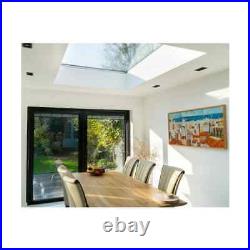 Flat Glass Pane Rooflight Double Glazed Window, Manual Opening Builders Kerb