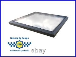 Flat Glass Rooflight Skylight Fixed Double Glazed Aluminium Frame Brett Martin