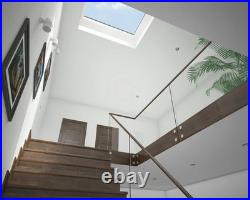 Flat Glass Rooflight Skylight Fixed Double Glazed Aluminium Frame Brett Martin