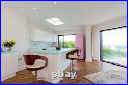Flat Glass Rooflight Skylight Fixed Double Glazed Aluminium Frame Brett Martin