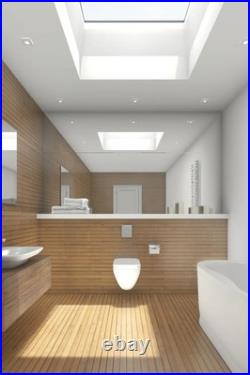 Flat Glass Rooflight Skylight Fixed Double Glazed Aluminium Frame Brett Martin