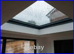 Flat Glass Rooflight Skylight Fixed Double Glazed Aluminium Frame Brett Martin