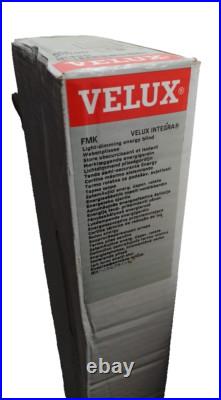 Flat Roof Electric Blind Blackout Skylight FMK 100100 1045S 100 x 100 cm VELUX