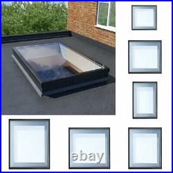 Flat Roof Fixed Window Skylight Glass Triple Glazed Lantern Rooflight Sky Light