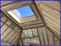 Flat Roof Lantern Window / Skylight / Roof Glass / Various Sizes / UK DELIVERY
