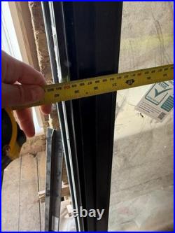 Flat Roof Light/ Sky Light Glass Black Frame 250x100 Cm