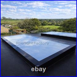 Flat Roof Skylight 1000 x 2000 mm Triple Glazed Roof Window