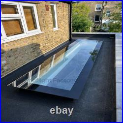 Flat Roof Skylight 1000 x 2000 mm Triple Glazed Roof Window