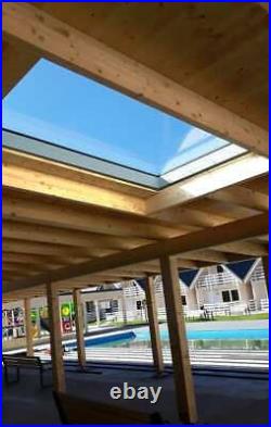 Flat Roof Skylight Custom Sizes Self Clean Option Flat Roof Window