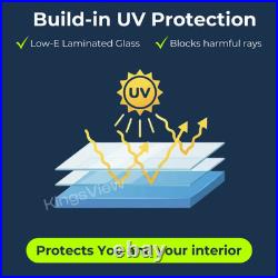 Flat Roof Skylight Fixed Glass Rooflight UK Multiple Sizes