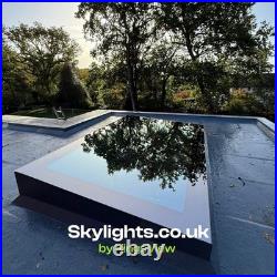 Flat Roof Skylight Fixed Glass Rooflight UK Multiple Sizes