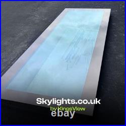 Flat Roof Skylight Fixed Glass Rooflight UK Multiple Sizes
