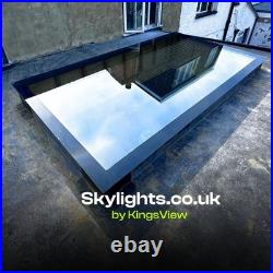 Flat Roof Skylight Fixed Glass Rooflight UK Multiple Sizes
