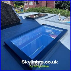 Flat Roof Skylight Fixed Glass Rooflight UK Multiple Sizes