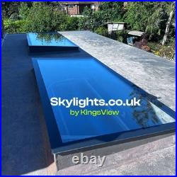 Flat Roof Skylight Fixed Glass Rooflight UK Multiple Sizes