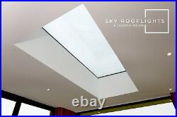 Flat Roof Skylight Glass Double Glazed Lantern Rooflights Various Sizes