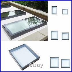 Flat Roof Skylight Lantern Glass Glazed Rooflight Roof Fixed Window Sky Light