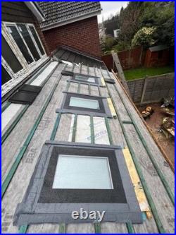 Flat Roof Skylight Lantern Window Triple Glazed Roof Glass Light Skylights