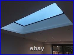 Flat Roof Skylight Rooflight Window Lantern Tough BLUE TINT Glass