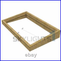 Flat Roof Skylight Triple Glazed Rooflight Optional Insulated Upstand