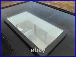 Flat Roof Window Glass / Roof Lantern Skylight Flat Rooflight 1500mm x 1500mm