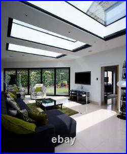 Flat Roof Window Glass / Skylight Flat Rooflight Lantern 1500mm x 1000mm
