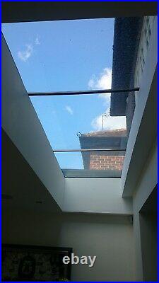 Flat Roof Window Skylight. Aluminum powder coated frame! Made to measure