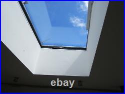 Flat Roof Window Skylight Rooflight Hinged Remote Electric Opening 1000mmX1500mm