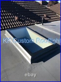 Flat Roof Window Skylight Rooflight Triple Glazed Laminated Glass Self Cleaning