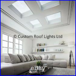 Flat Roof lantern Glass Rooflight Skylight Roof window 20 Year warranty 600x1800