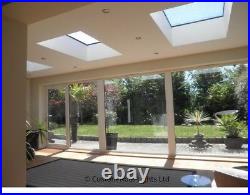 Flat Roof light Glass Rooflight Skylight Roof lantern 20 Year warranty 600x1200