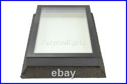 Flat Roof light Skylight Lantern Window Aluminium Laminated Glass 1000 x 1500mm