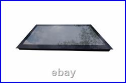 Frameless Solar Grey Flat Roof Skylight UK Made Tinted Fixed Roof Window