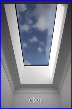 Frameless Solar Grey Flat Roof Skylight UK Made Tinted Fixed Roof Window