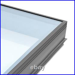Glass Glazed Rooflight Flat Roof Lantern Skylight Roof Window Sky Light 6 Sizes