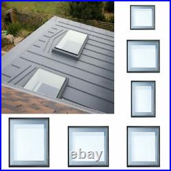 Glass Glazed Rooflight Flat Roof Skylight Lantern Loft Fixed Window Sky Light UK