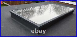 Glass Rooflight skylight flat roof 1650x600 with upstand BRAND NEW