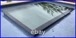 Glass roof light skylight frameless 3000x1000