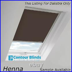 Grey Blackout Fabric Blinds For Roof Skylight. For All Dakstra Roof Windows