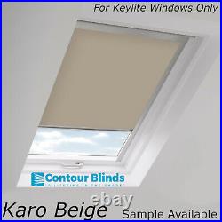 Grey Blackout Roof Blinds For Keylite P01 P02 P03 P04 P05 P06 P08 P09 P10