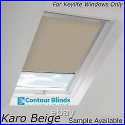 Grey Blackout Roof Blinds For Keylite T01 T02 T03 T04 T05 T06 T08 T09 T10