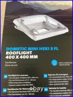 HEKI SKYLIGHT 400 X 400MM ROOF LIGHT CARAVAN MOTORHOME 23 to 60mm SEITZ MINI S