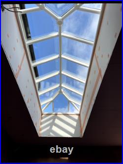 Hardwood Roof Lantern Skylight. 1500 x 3600 mm. Self clean glass. 2 available