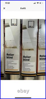 Job Lot 13 x ROLLER SKYLIGHT BLINDS All Standard Roof Windows mesrng 36cm x 90cm
