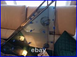 Korniche Roof Lantern ANTHRACITE GREY Blue Glass 1000x4000mm EXTERNAL CURB