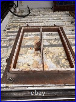 Large Vintage Cast Iron Skylight Frame Reclaimed Roof Light 82cm x 62cm