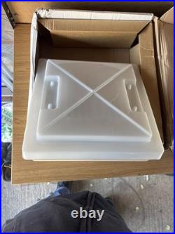 MPK 280 x 280mm ROOFLIGHT SKY LIGHT WITH FLYNET CARAVAN MOTORHOME WHITE