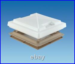 MPK 320mm x 360mm ROOFLIGHT VENT WITH FLYNET BEIGE Caravan Motorhome Skylight