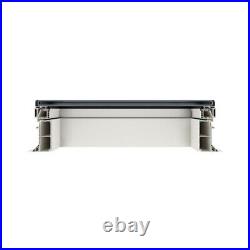 Manual Opening Flat Glass Rooflight 160mm Vertical Upstand Coxdome Lumiglaze