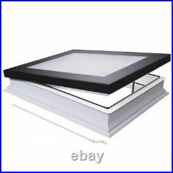 Manual Opening Flat Roof Window Skylight Roof-light Triple Glazed 1000 x 1200mm